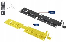 Doppelflügel Tor-Riegel