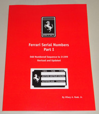 Handbuch Ferrari Seriennummern