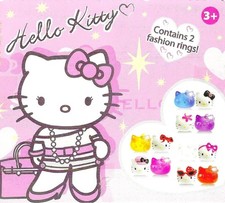 2er Set Hello Kitty Ringe aus Kunststoff