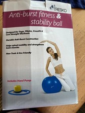 Fitnessball-Gesundheitsball-Sportball-Yoga- Pilates-mit Pumpe Neu