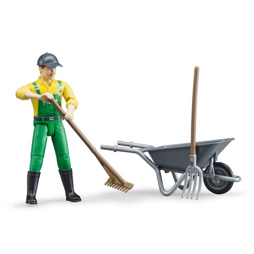 Bruder farmer figure and - bruder,