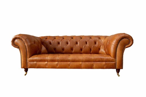 Cognac sofa sitzer polster - sofa,