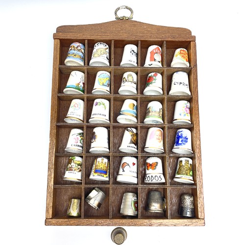 Vintage fingerhut vitrine - fingerhut, aus
