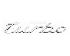 PORSCHE 991 997 Turbo - Original Schriftzug 'turbo' Emblem chrom 99755923703