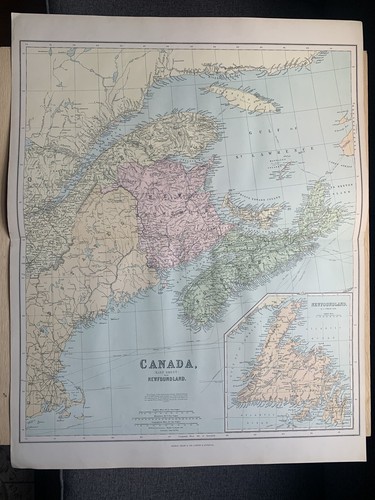1895 ostkanada große original - ostkanada,