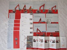 9 Prospekte und Datenblätter neuson Minibagger Raupenbagger 2001-2004