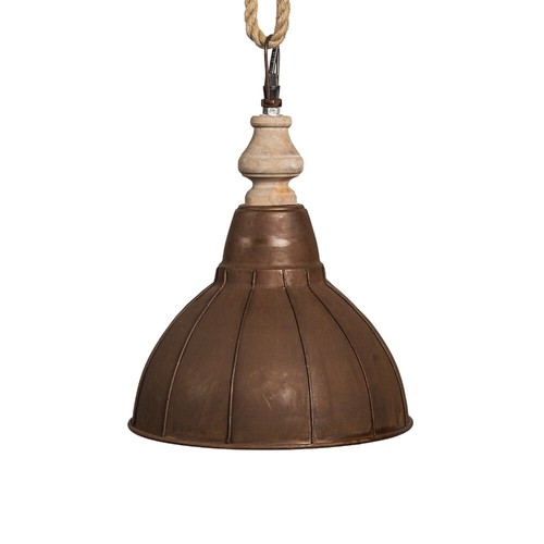 Kleine hängelampe rusty - hängelampe, braun