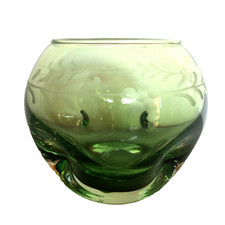 Glas GRÜN Trinkglas 60er