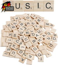Holzbuchstaben Set 200 Stück