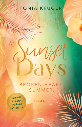 Broken heart summer sunset - heart,