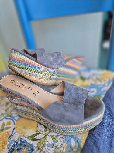 Hohe clogs bunt echtleder - clogs, 39