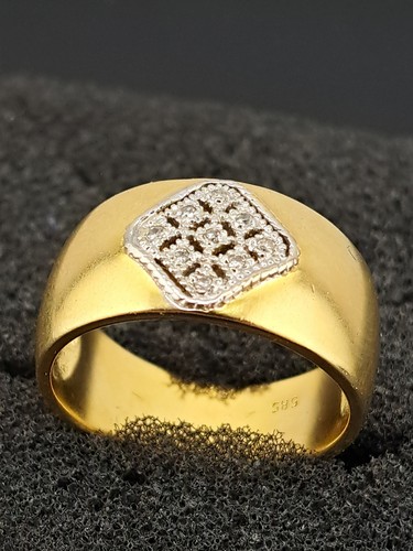 Ring gelbgold 585 mit - ring,