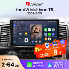 64GB Für VW T5 Multivan Android 13 Autoradio GPS Navi Apple Carplay NAVI DAB+FM