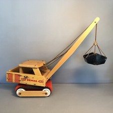 DEMAG | Kran Baukran Holz Spielzeug Vintage 50/60er Jahre | #1