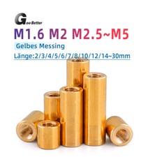 Distanzmutter M1,6 Bis M5