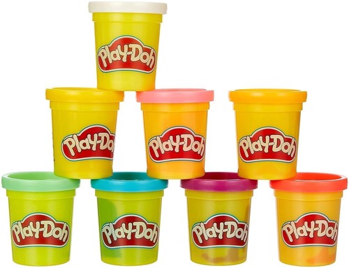 Play doh rainbow dosen bastel - rainbow,