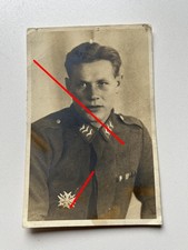 Foto Portrait, KG 26 Legion Condor, Spanien, gefallen am 20.12.1944, PK Größe