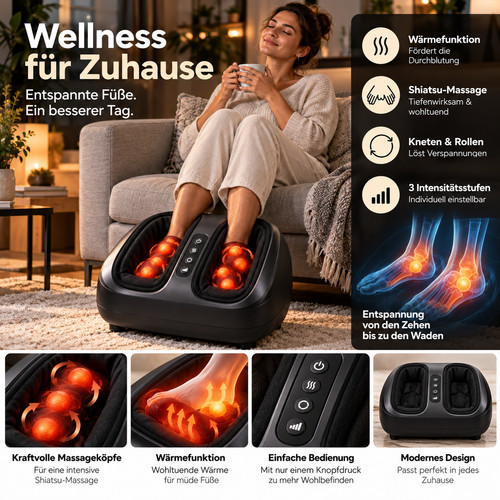 Shiatsu fußmassagegerät - shiatsu,