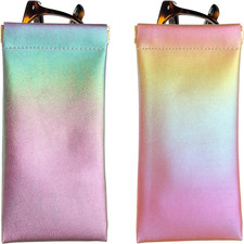 9 PU Leder Sonnenbrillenetui Weich Tragbar Reise Brillenetui Organizer