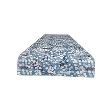 Sander moderner Tischläufer LIVORNO NEU Digitaldruck Aqua Sand 50x150cm