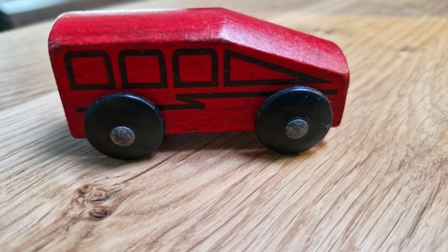 Vintage holz zug - wagen,, ikea