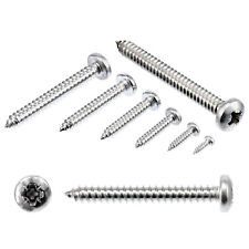 Blechschrauben Linsenkopfschrauben Kreuzschlitz Edelstahl A2 DIN 7981 Form C Z