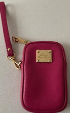 Lauren Ralph Lauren Henkeltasche Handytasche Armtasche Leder 13,5 x 9,5 cm pink