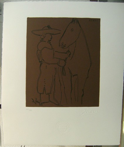 Lithografie von picasso das - lithografie,