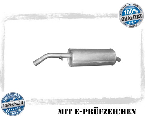 Endschalldämpfer citroen - endschalldämpfer, c2