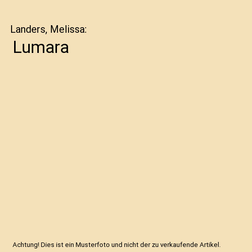 Lumara landers melissa - lumara,, landers,