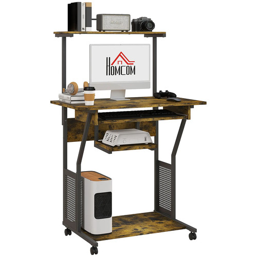 Homcom mobiler computertisch - homcom,