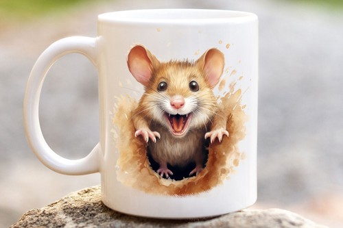 Niedliche maus tasse - niedliche,