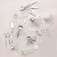 Wilkens  Classic Besteck und Vorleger 12 Personen 800er Silber