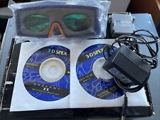 NUVISION 3D-SPEX 3D-Brille Shutter Rarität inkl. Ladegerät, parallel-port und CD