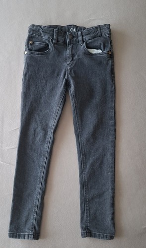 Jeans grau 122 - 122, skinny