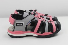 Neue Geox Sandalen Gr. 35 Borealis grau rosa Trekkingsandalen Schuhe für Mädchen
