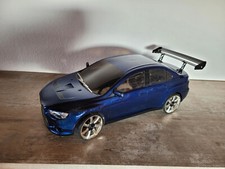RC 1:10 Mitsubishi Evo 10, Blaumetalllic, neu, Reely Chassis
