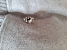 Ring Silber Yin und Yang Gr