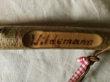 Wanderstock Kerbholz Wandern Wildemann mit Wanderpass und Vorratsbeutel - Harz