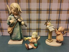 3 Hummel Goebel Engel Figuren