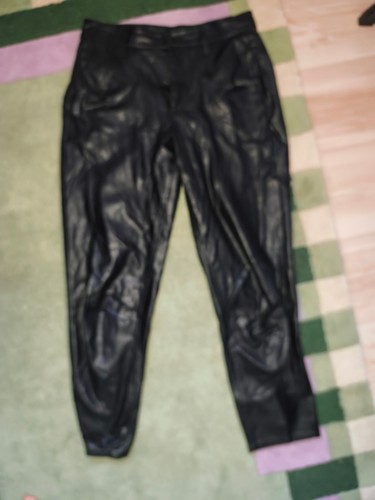 Damen kunstleder hose - kunstleder,