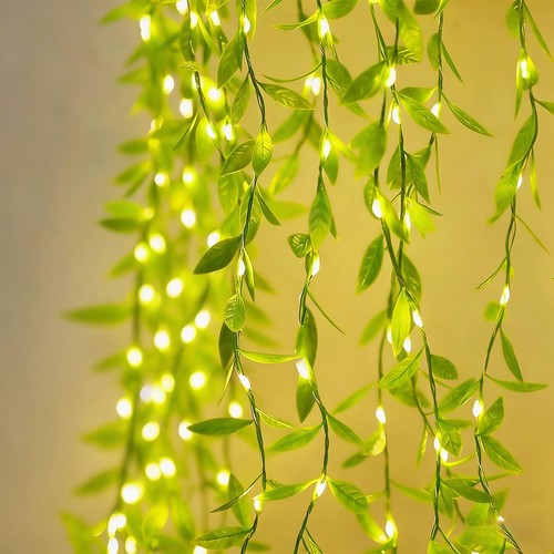 Led lichterkette weidenblatt - led,