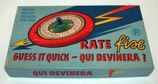 RATE fix Ratefix Hausser Spiele No. 1239 Vintage 60er Jahre