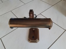 Klavierlampe alt Messing von