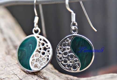 Yin yang ohrringe mit - ,