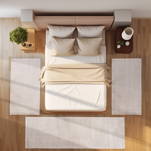 Bettvorleger schlafzimmer - bettvorleger,