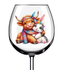 12x Ostern Hochland Kuh Hase