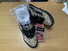 Vans knu skool leopard black