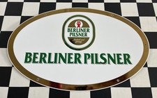 Berliner Pilsner riesiges älteres Emailschild um 1980