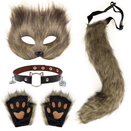 Kunstpelz fuchs kostüm - kunstpelz,